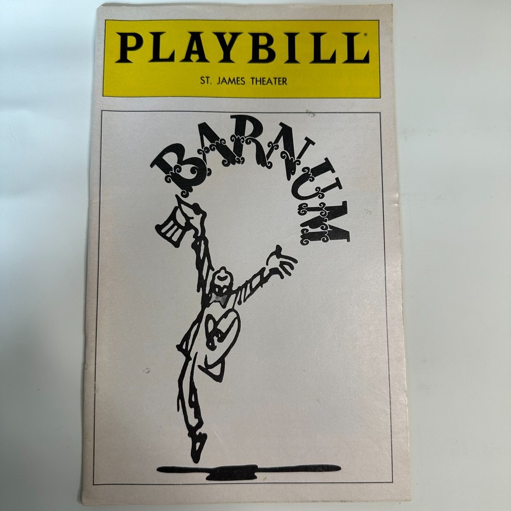 BARNUM - ST JAMES THEATRE PLAYBILL - JIM‎ DALE - JULY 1980